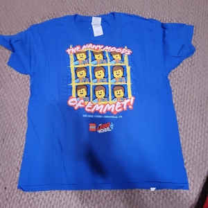 Lego Movie Emmett Tshirt Gildan‎ The Lego Store California NWOT